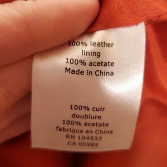 Nanette Lepore Orange Leather Ruffle Dress Size 4 - Picture 4 of 7